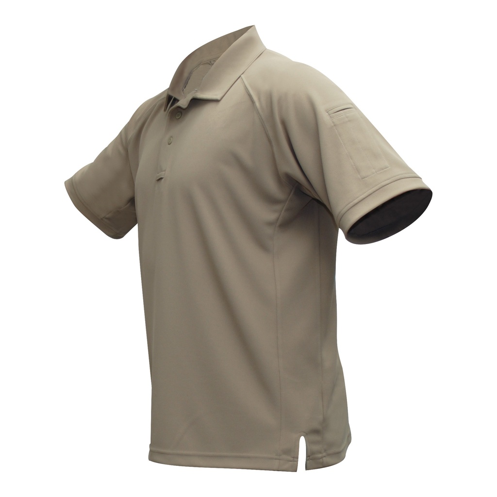 VERTX COLDBLACK S/S POLO TAN 2XL