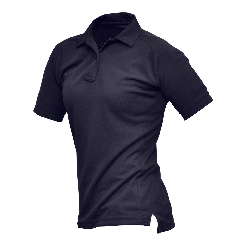 VERTX COLDBLACK WMN S/S POLO NVY LRG