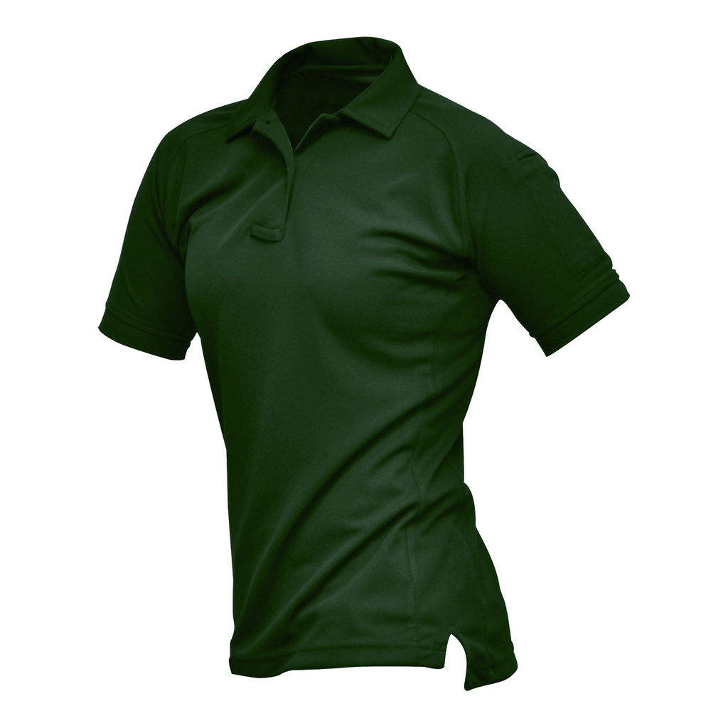 VERTX COLDBLACK WMN S/S POLO GRN LRG