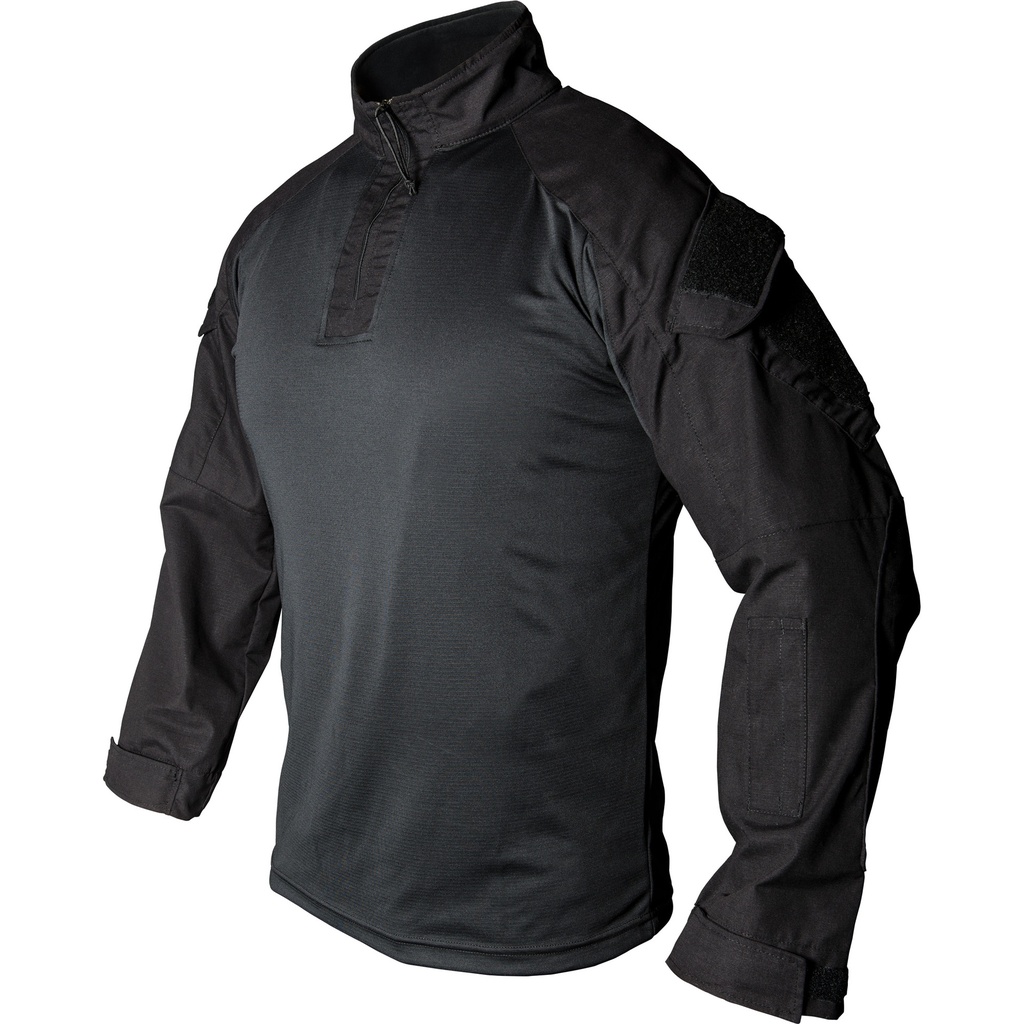 VERTX 37.5 COMBAT L/S SHIRT BLK SM