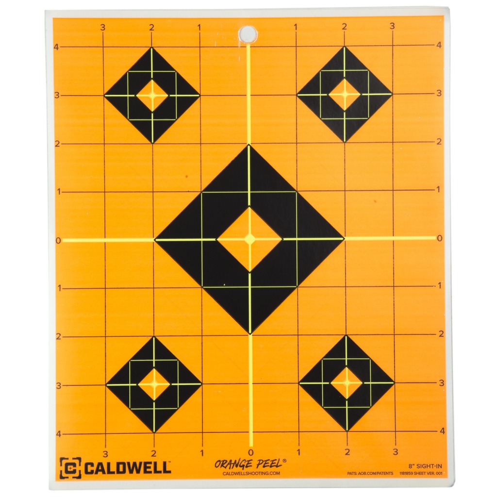 CALDWELL SIGHT-IN TRGT 8" 5PK
