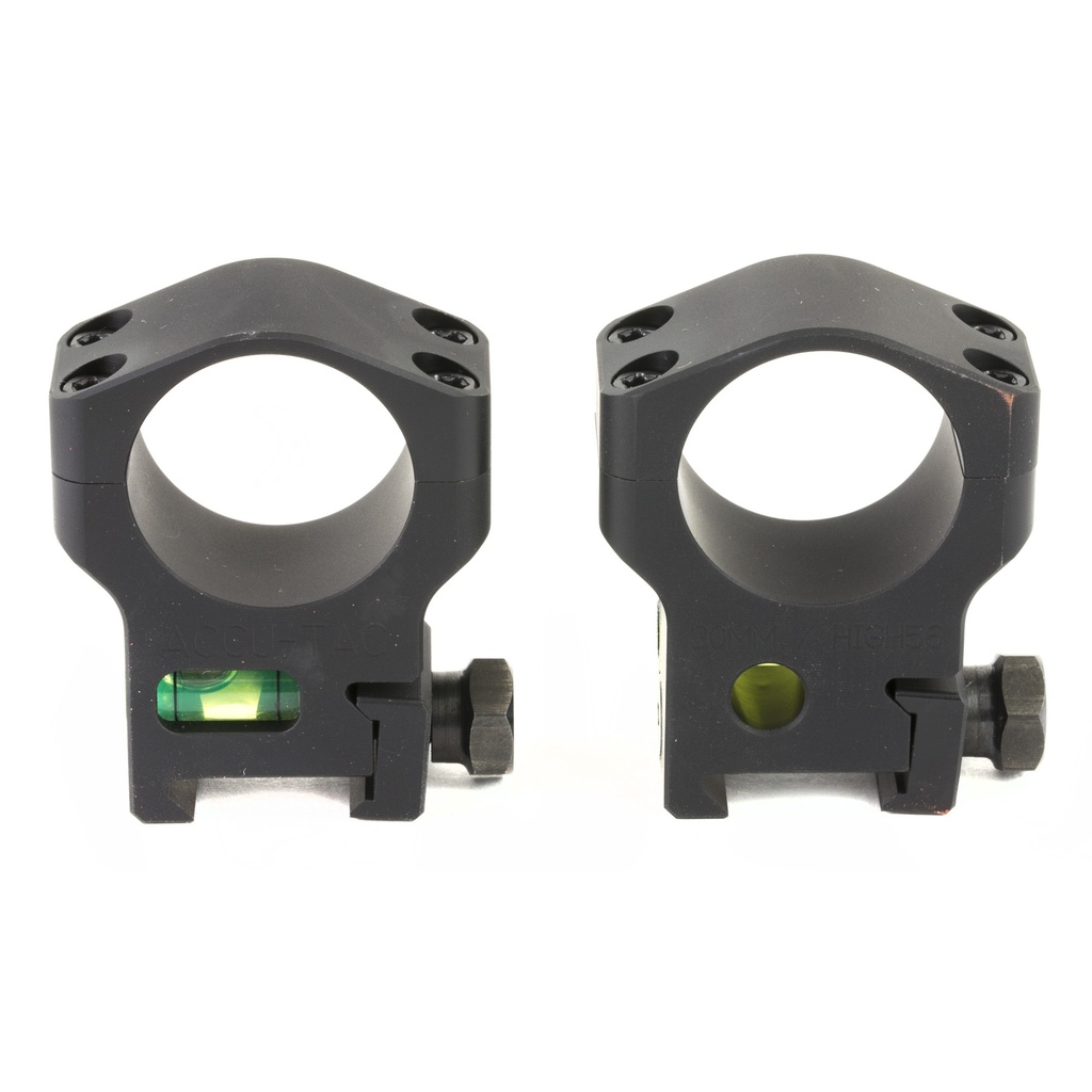 ACCU-TAC SCOPE RINGS 30MM BLK