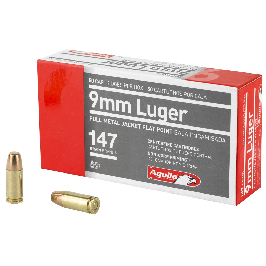 AGUILA 9MM 147GR FMJ FP 50/1000