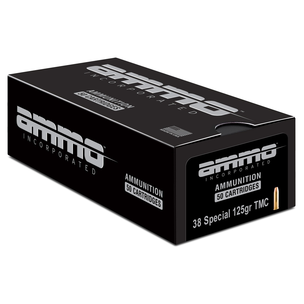 AMMO INC 38 SPEC 125GR TMC 50/1000