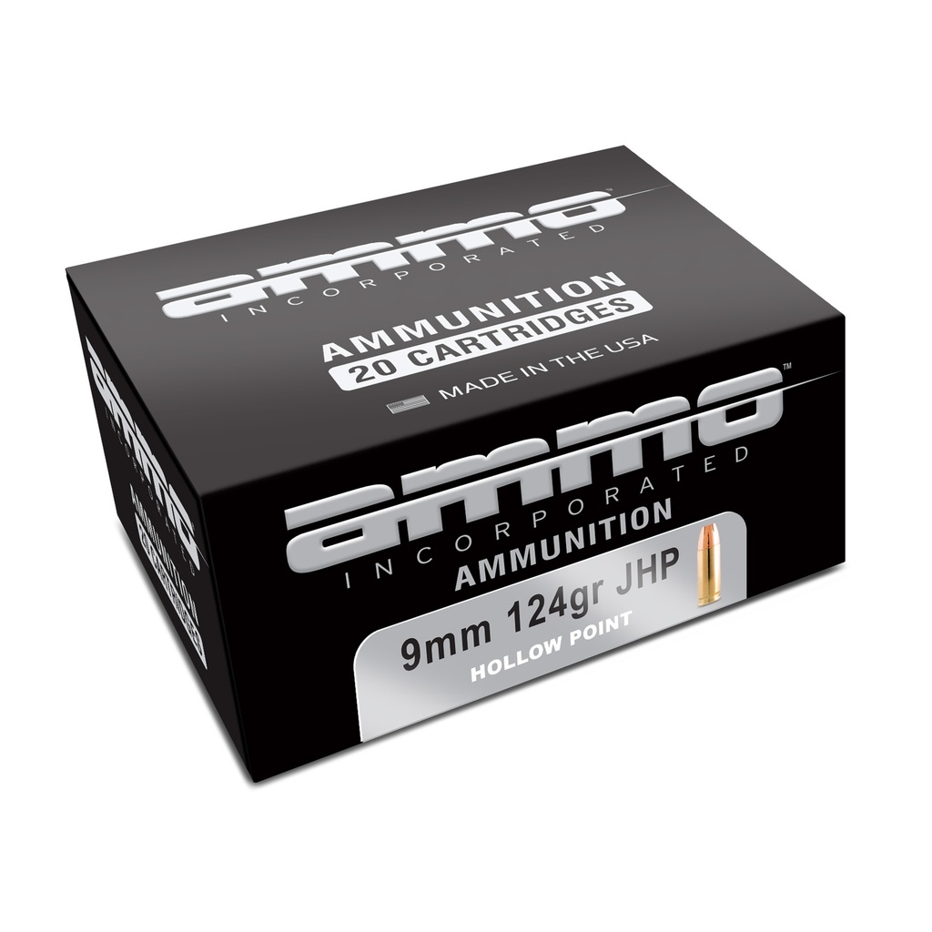 AMMO INC 9MM 124GR XTP JHP 20/200