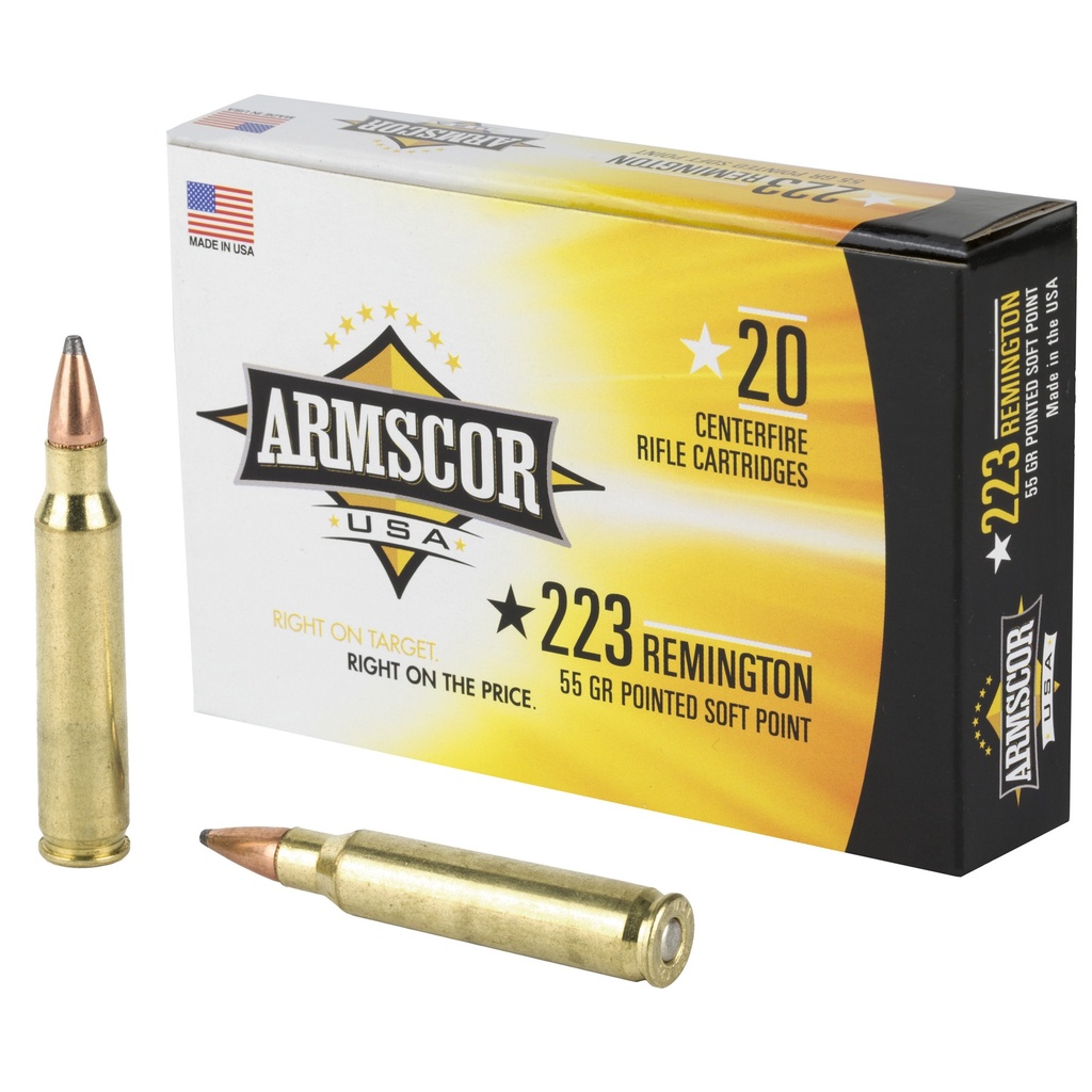 ARMSCOR 223REM 55GR PSP 20/1000