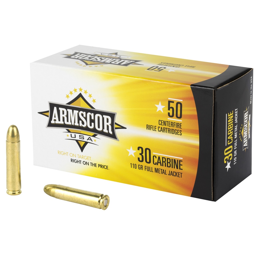 ARMSCOR 30CARB 110GR FMJ 50/1000