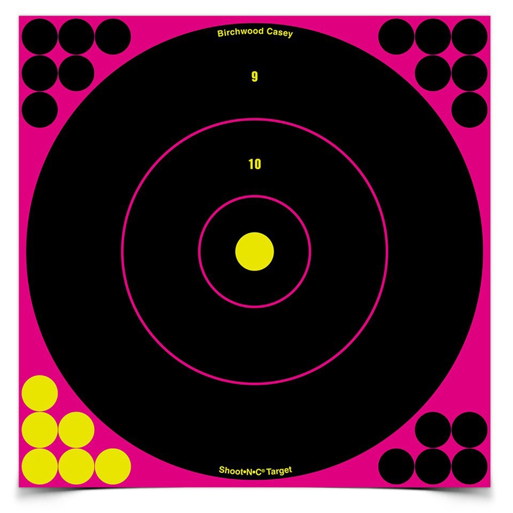 B/C SHT-N-C RND BULLSEYE TGT 5-12" P