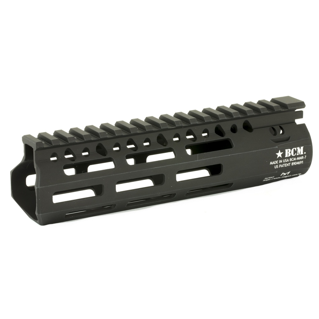 BCM GUNFTR MCMR RAIL 556 7" BLK MLOK