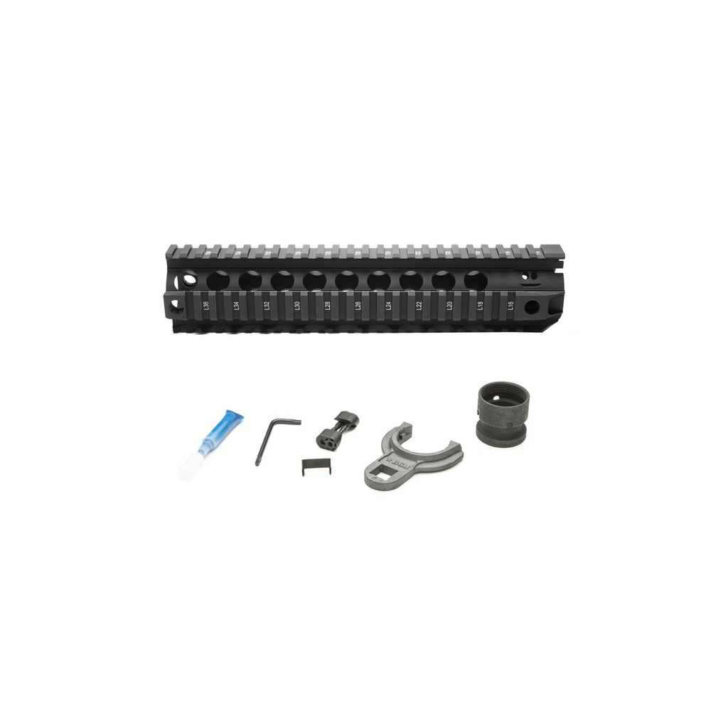 BCM GUNFTR QUAD RAIL 556 10" BLK