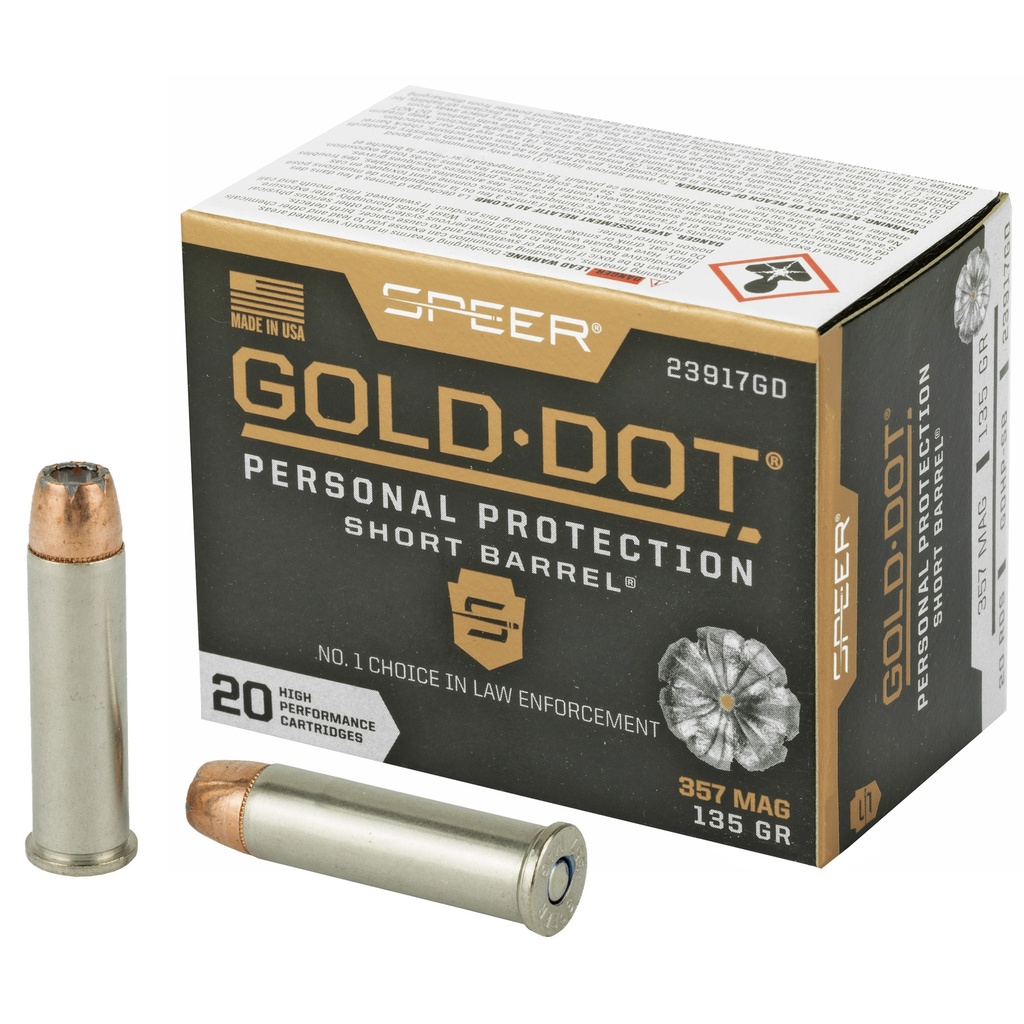 SPR GOLD DOT 357MG 135G HP SB 20/200