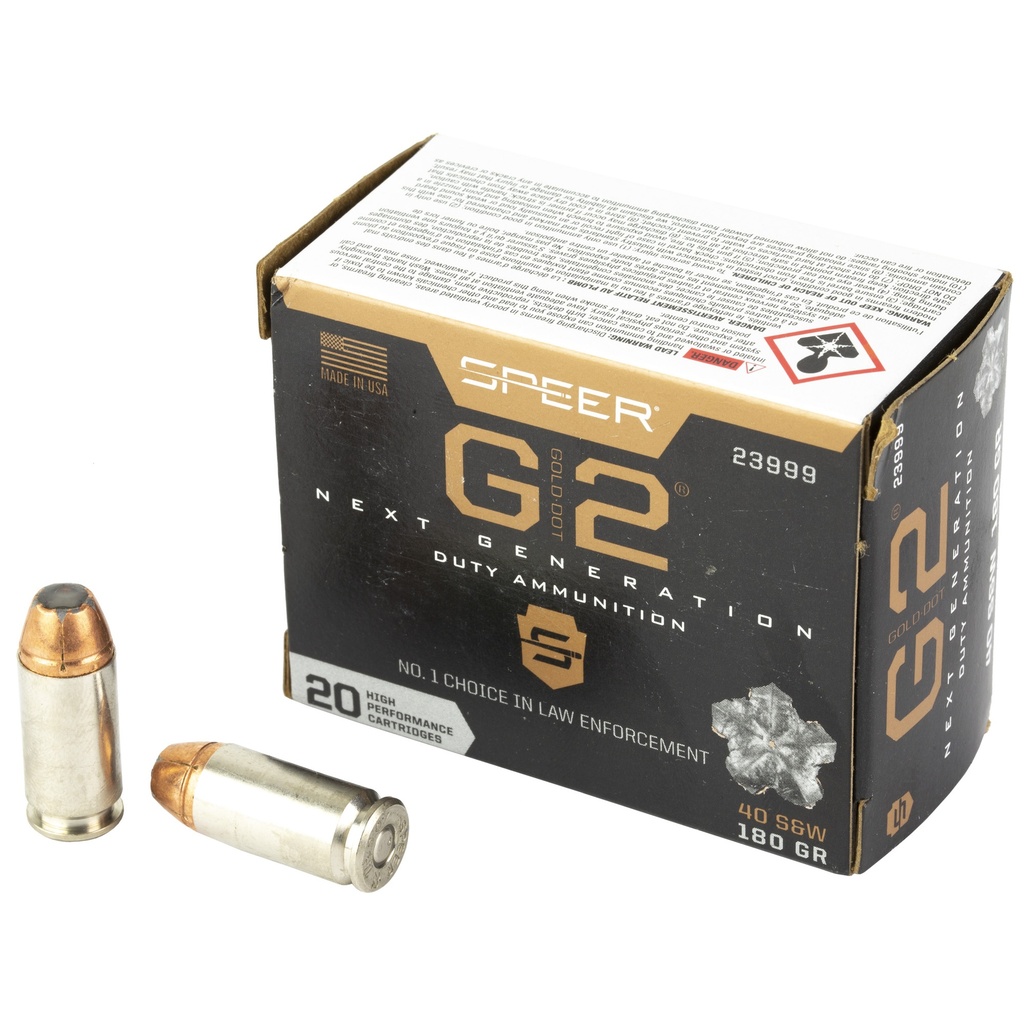 SPR GOLD DOT G2 40S&W 180GR 20/200