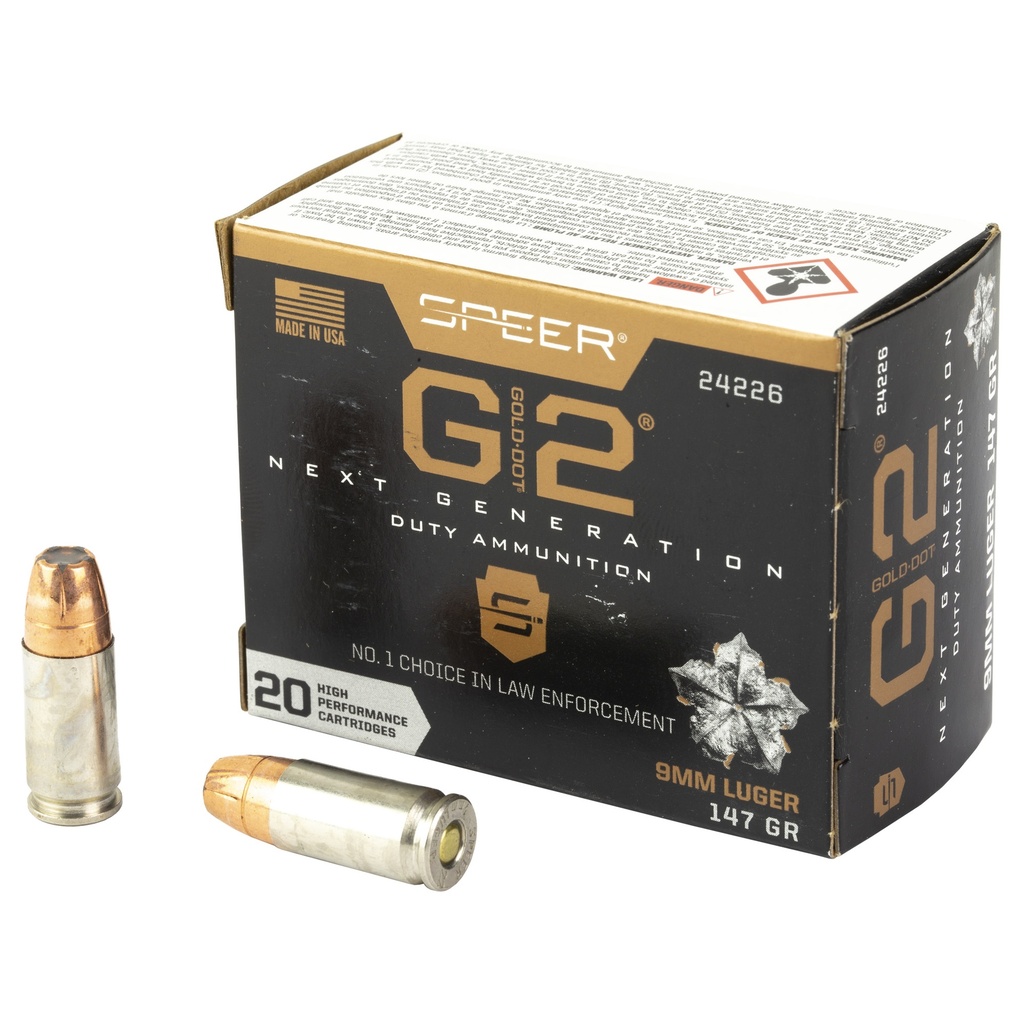 SPR GOLD DOT G2 9MM 147GR 20/200