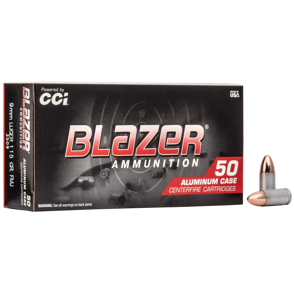 BLAZER 9MM 115GR FMJ 50/1000