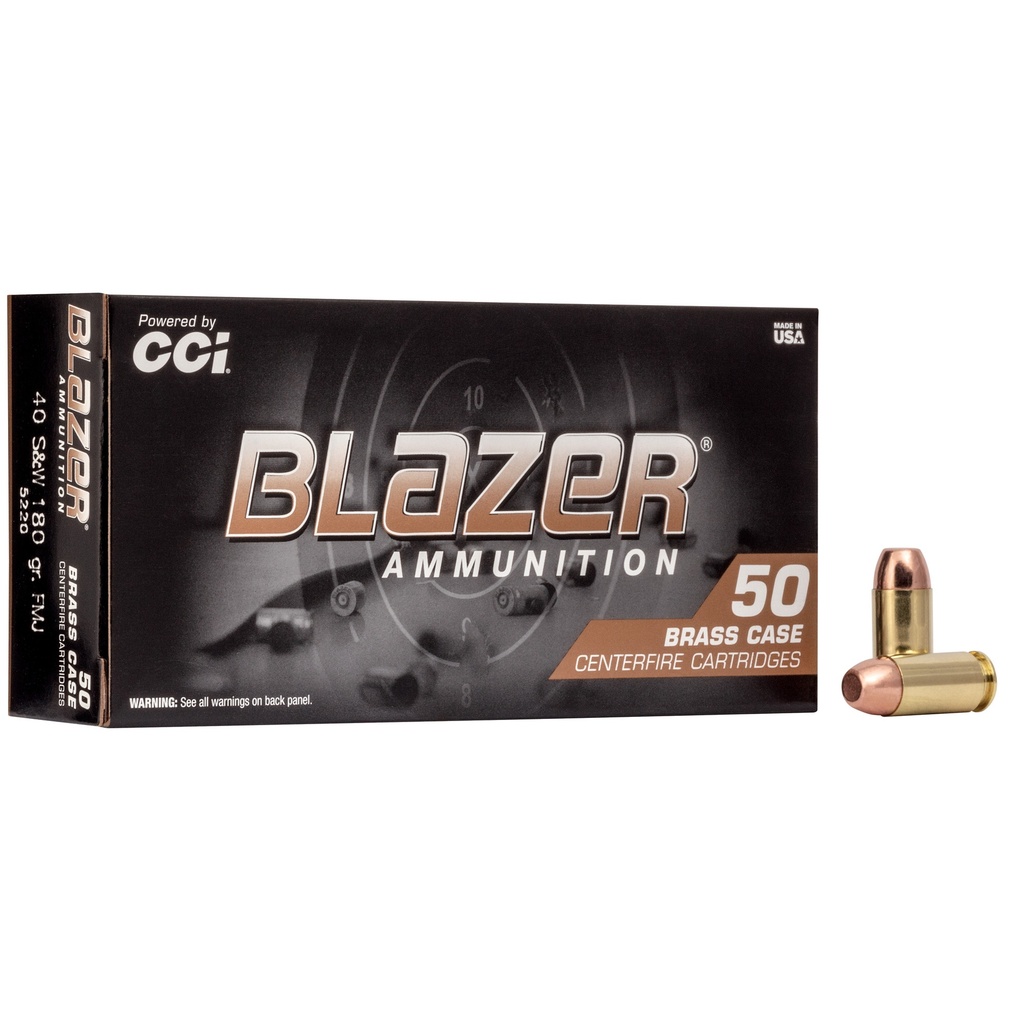 BLAZER BRASS 40SW 180GR FMJ 50/1000