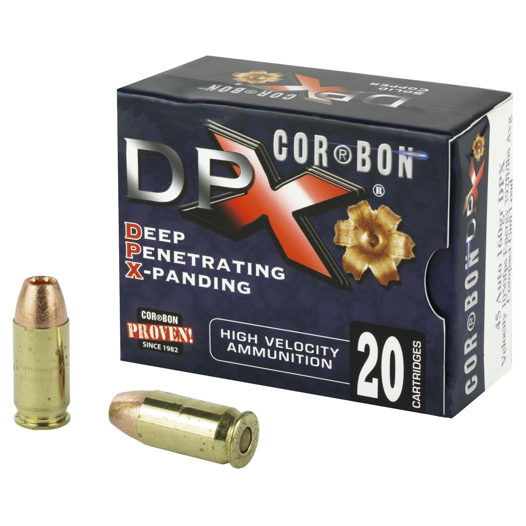 CORBON DPX 45ACP 160GR BR X 20/500