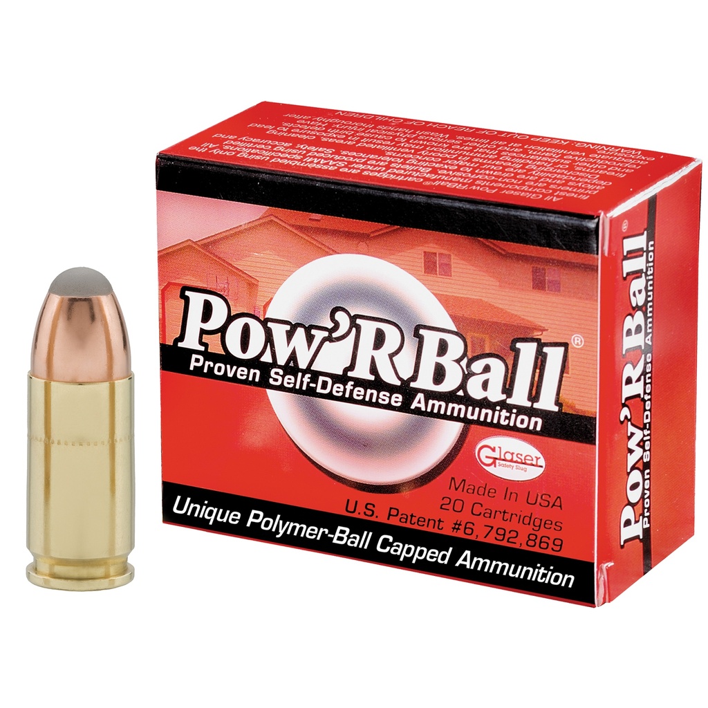 CORBON POW'RBALL 9MM+P 100GR 20/500