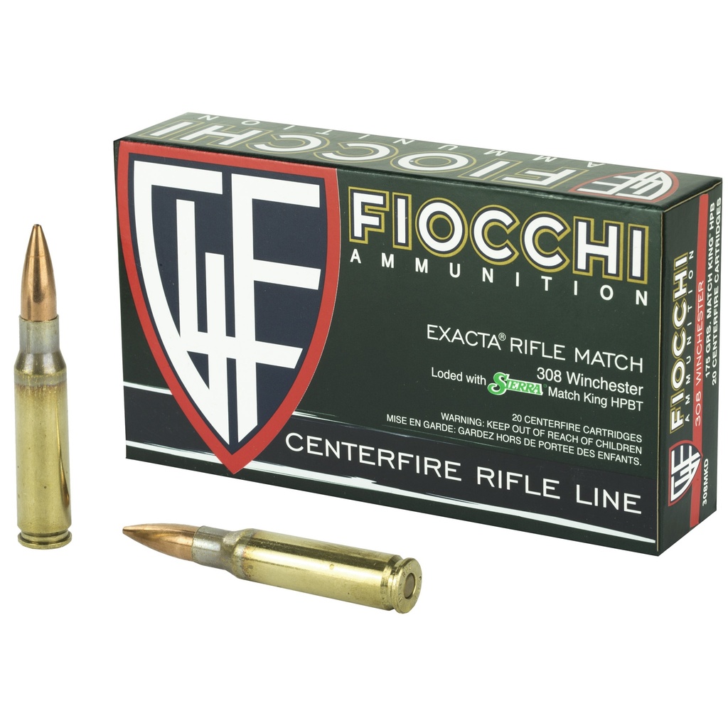 FIOCCHI 308WIN 175GR HPBT MK 20/200