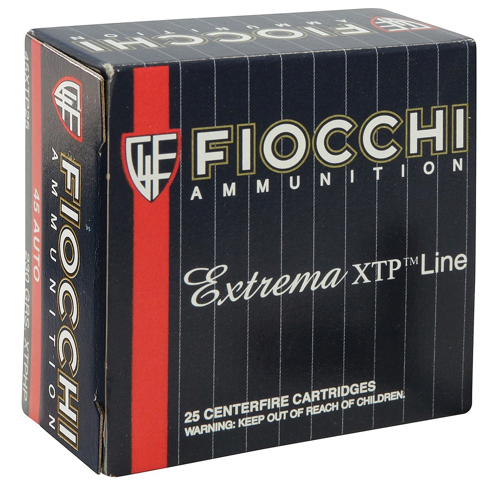 FIOCCHI 45ACP 230GR XTP 25/500