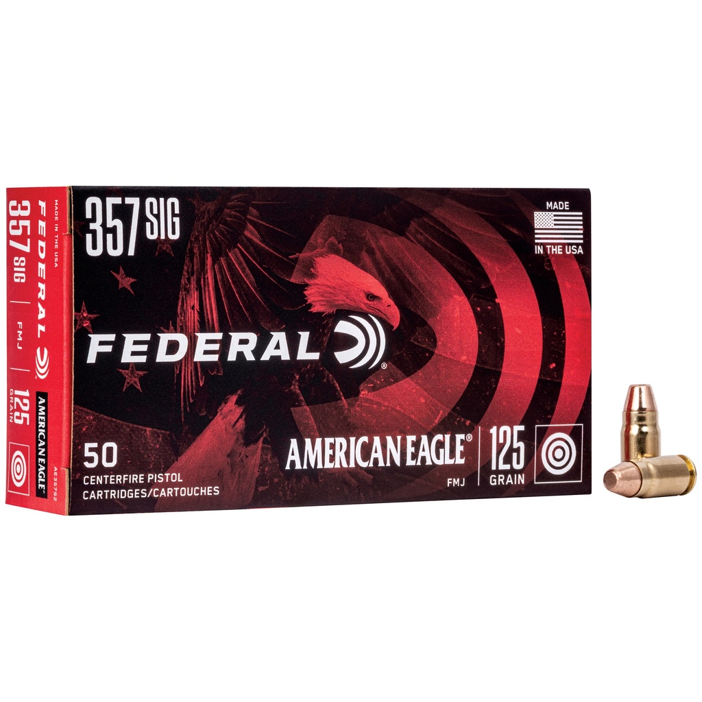 FED AM EAGL 357SIG 125GR FMJ 50/1000