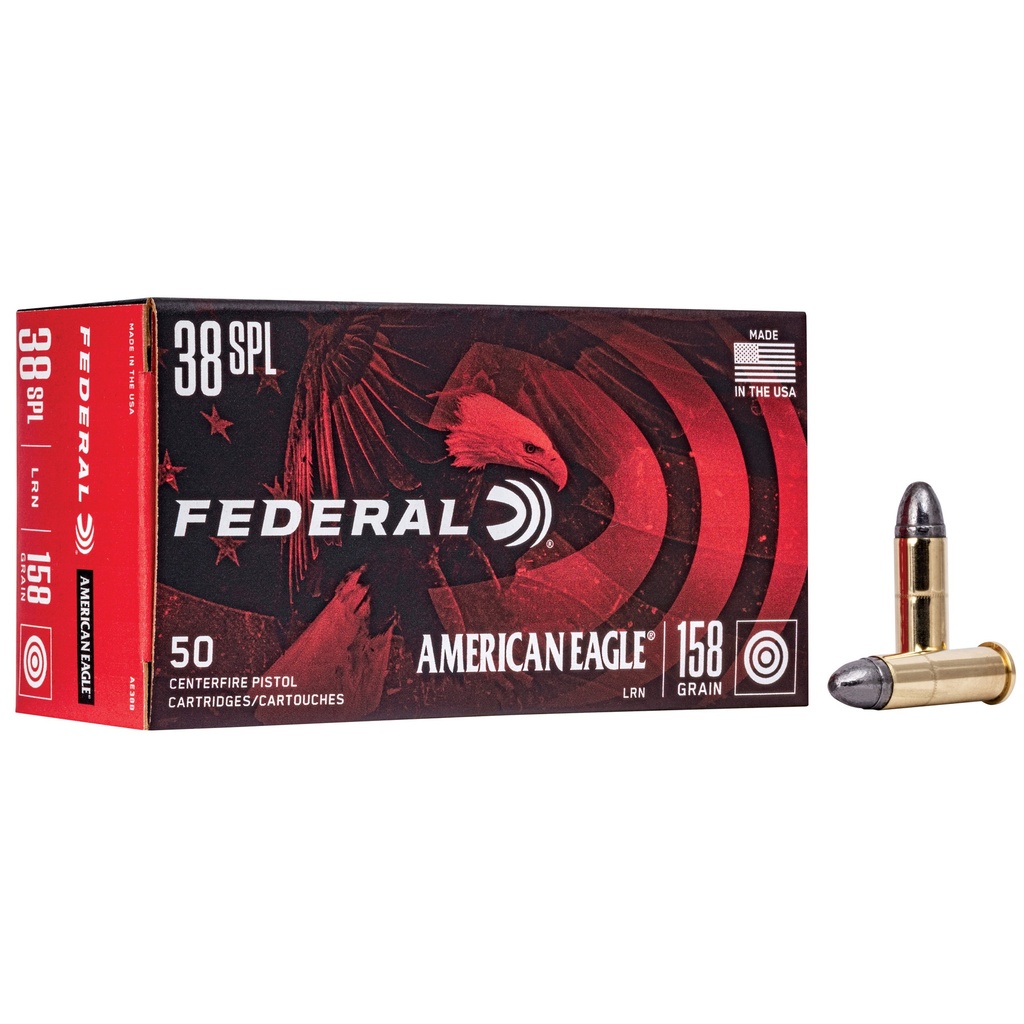 FED AM EAGLE 38SPL 158GR LRN 50/1000