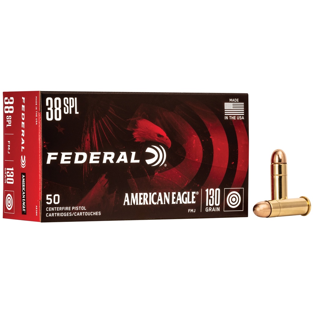 FED AM EAGLE 38SPL 130GR FMJ 50/1000