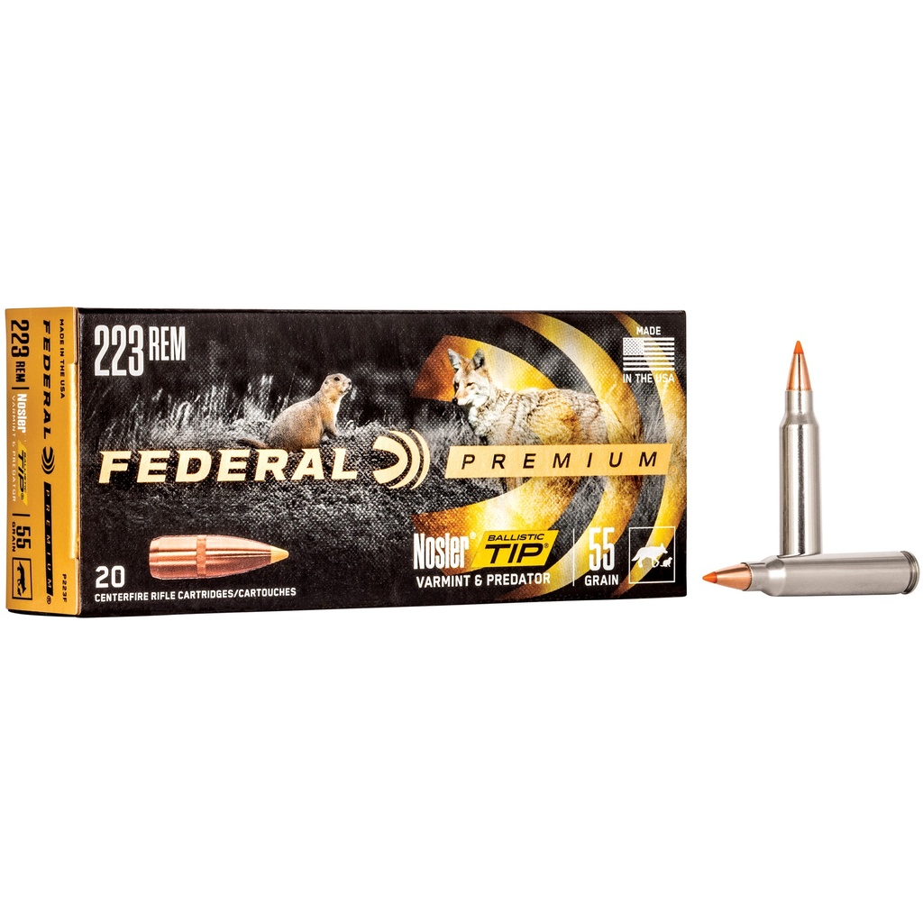 FED PRM 223REM 55GR BLSTC TIP 20/200