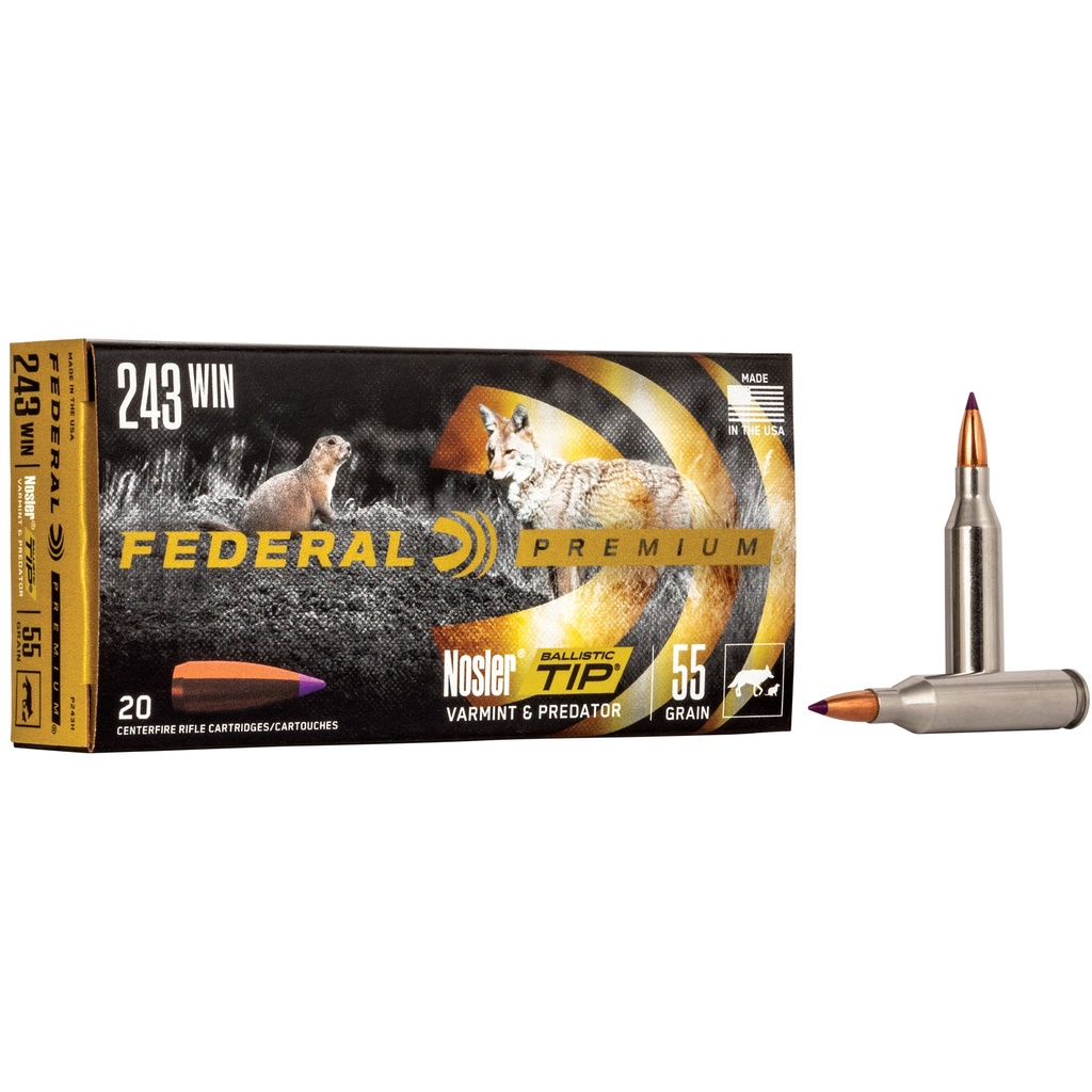 FED PRM 243WIN 55GR NBT 20/200