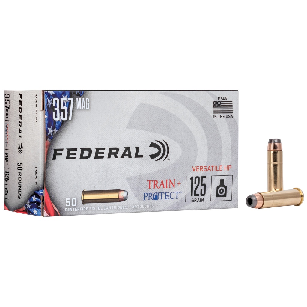 FED TRAIN/PROTCT 357MAG 125GR VHP 50