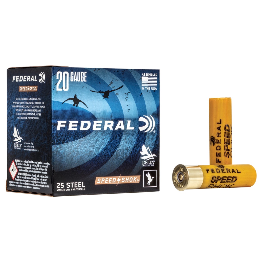 FED SPEED SHOK 20GA 3" #2 25/250