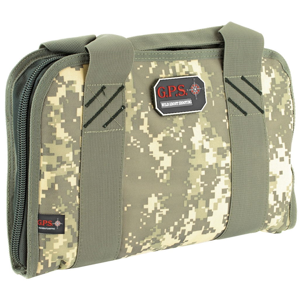 GPS DOUBLE PISTOL CASE DIGITAL CAMO