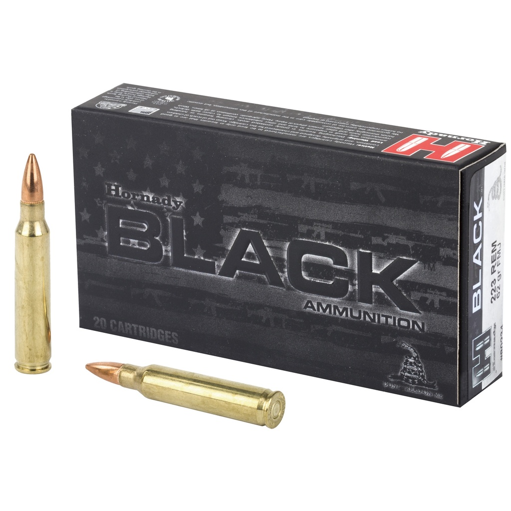 HRNDY BLACK 223REM 62GR FMJ 20/200