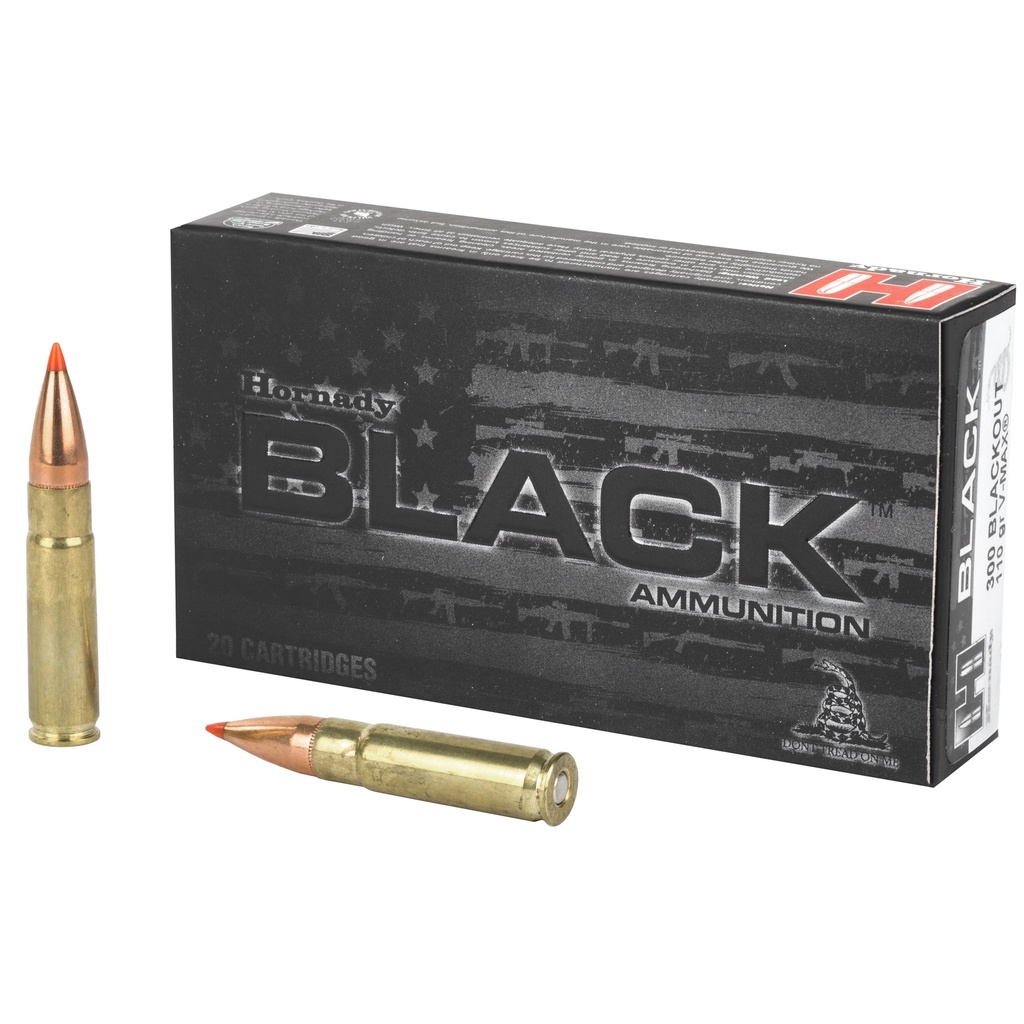 HRNDY BLACK 300BLK 110GR VMAX 20/200