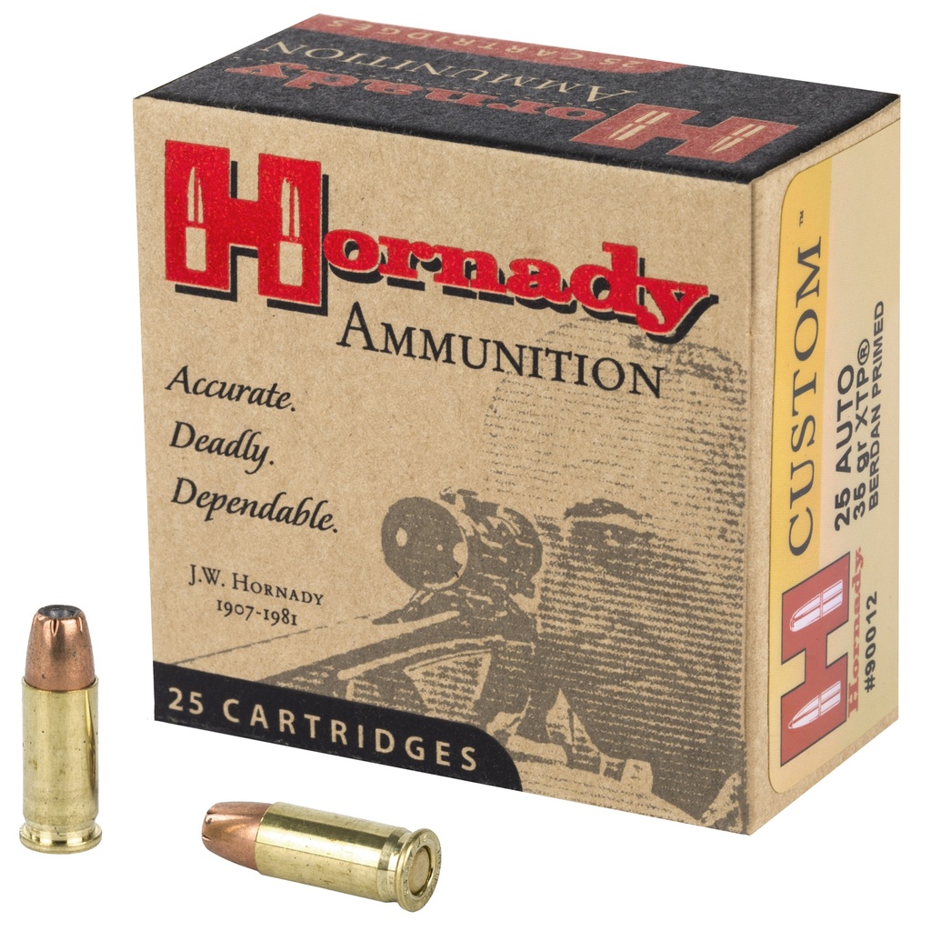 HRNDY 25ACP 35GR JHP/XTP 25/250