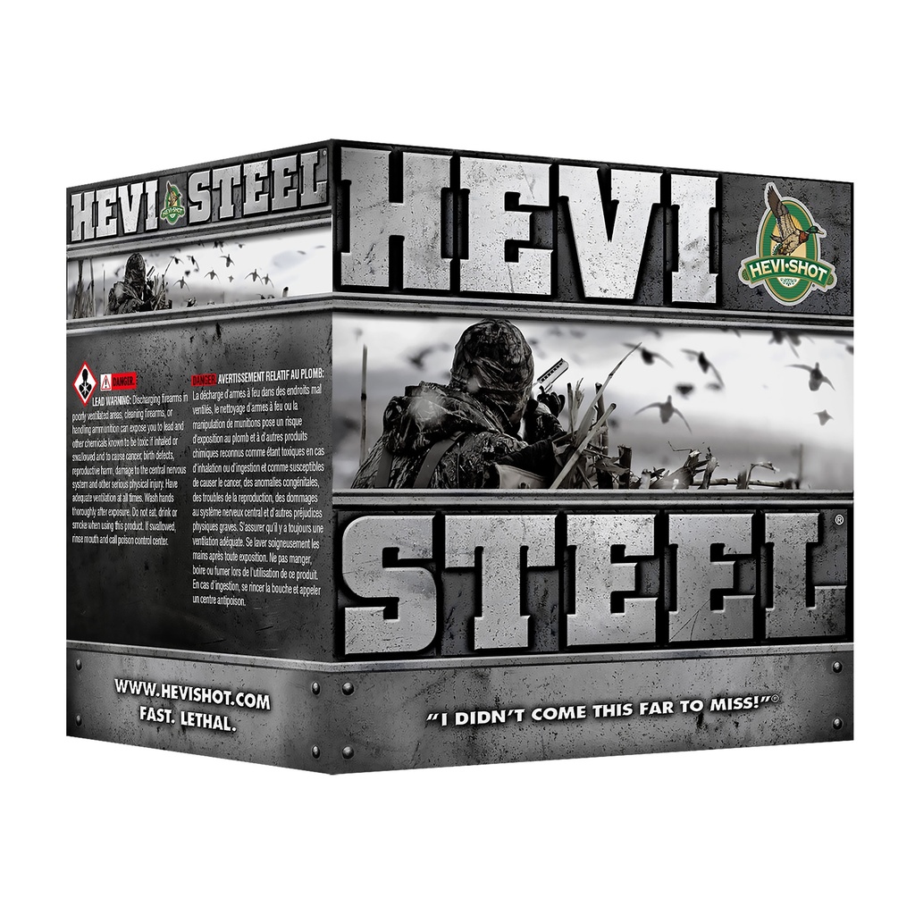 HEVI STEEL 12GA 3" #3 25/250