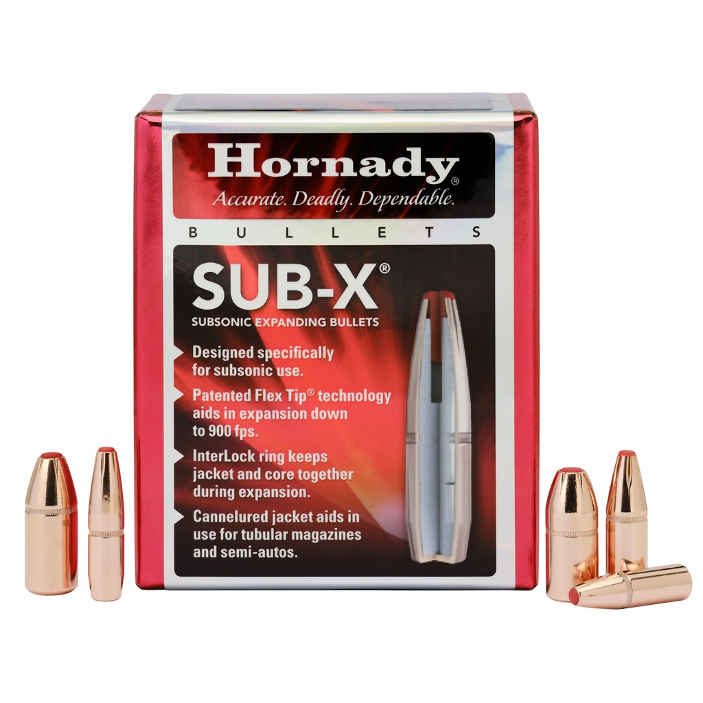 HRNDY SUB-X 45CAL .452 395GR 50CT