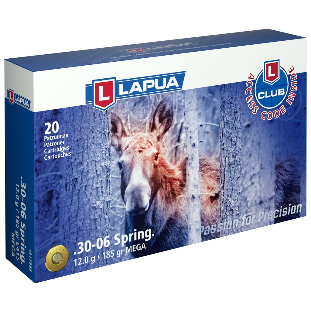 LAPUA 30-06 185GR MEGA SP 20/600