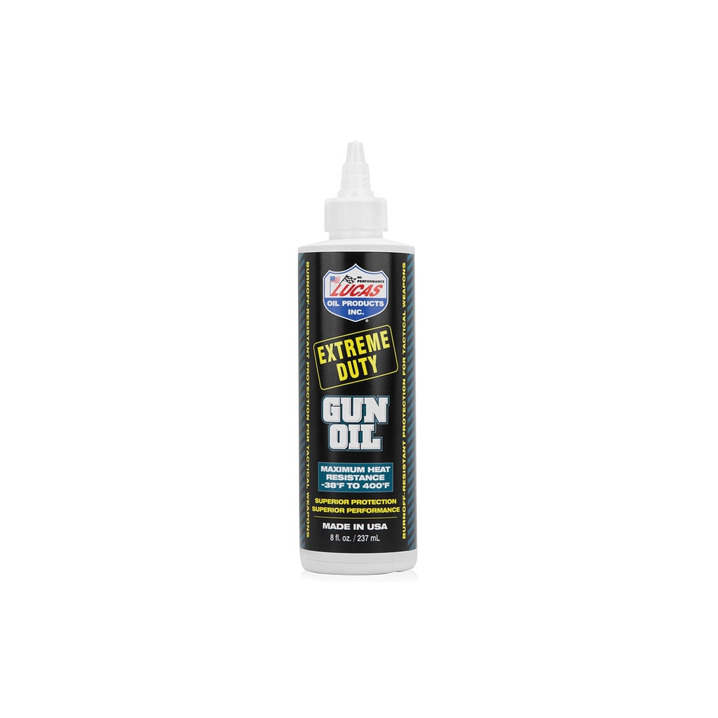 LUCAS EXT DUTY GUN OIL 8OZ