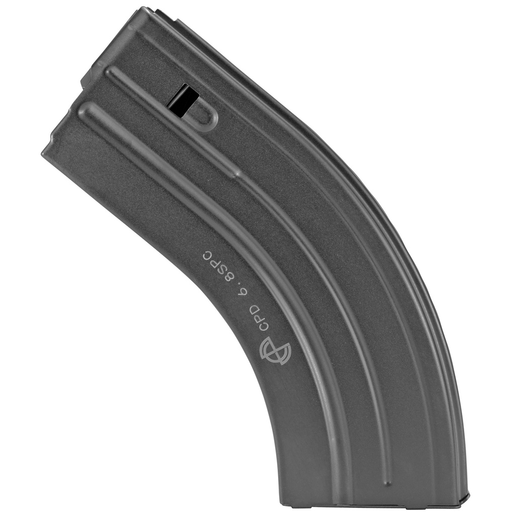 MAG DURAMAG 28RD 6.8SPC SS MAG BLK