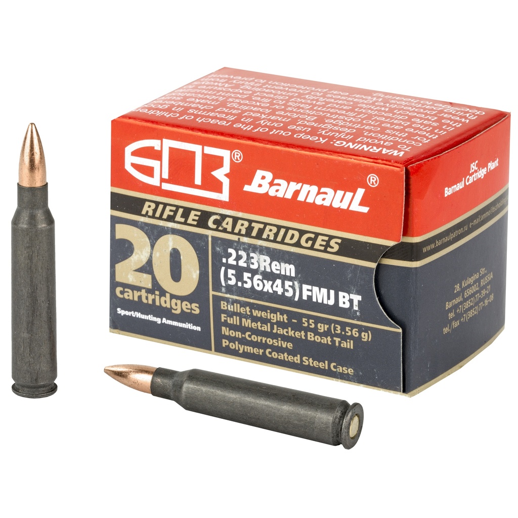 BARNAUL 223REM 55GR FMJBT 20/500