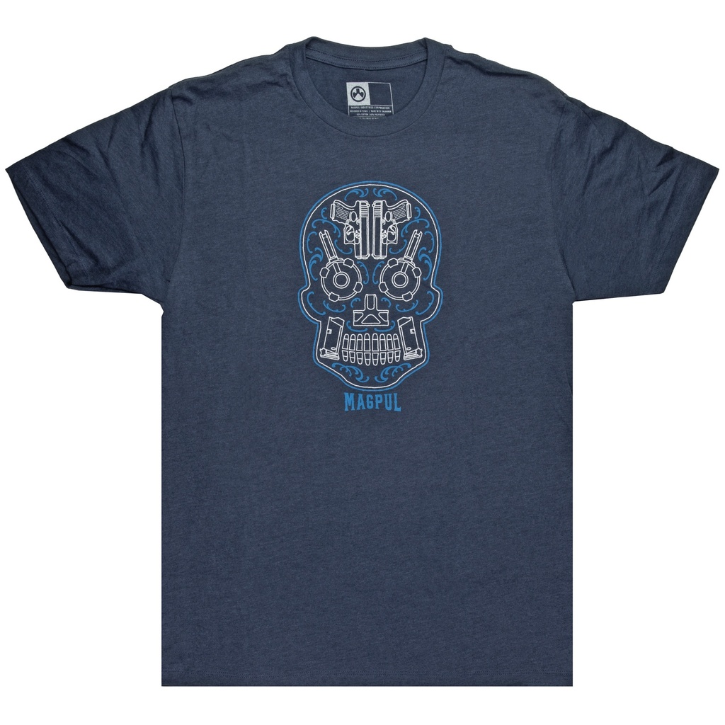 MAGPUL SUGAR SKULL TSHRT NAVY 2XL