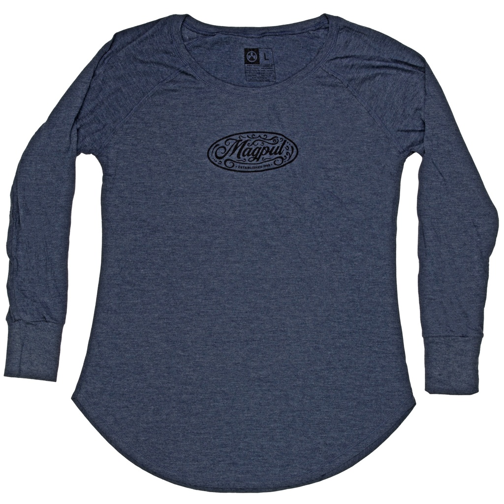 MAGPUL WMNS RODEO LS TSHRT BLUE LRG