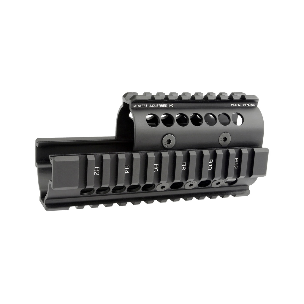 MIDWEST AK47/74 QUAD RAIL BLK