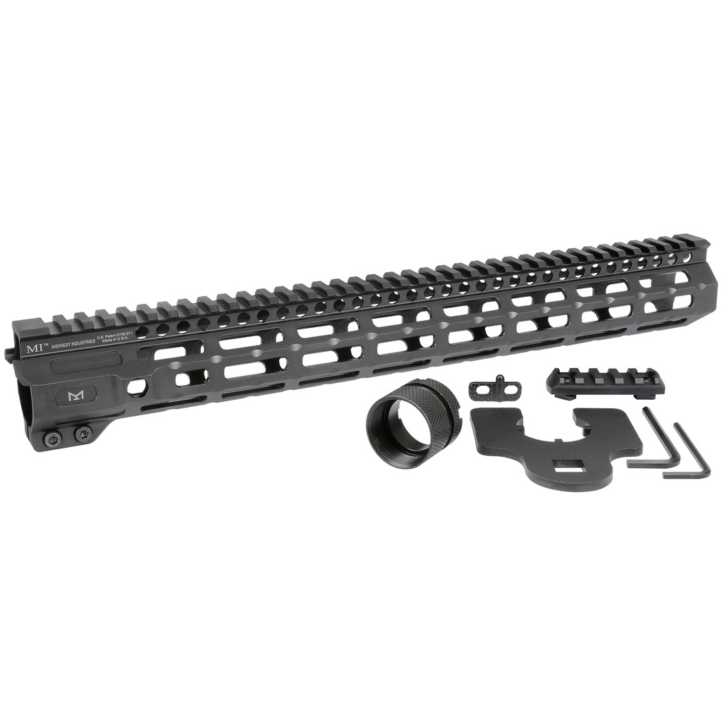 MIDWEST COMBAT RAIL 15" HNDGRD MLOK