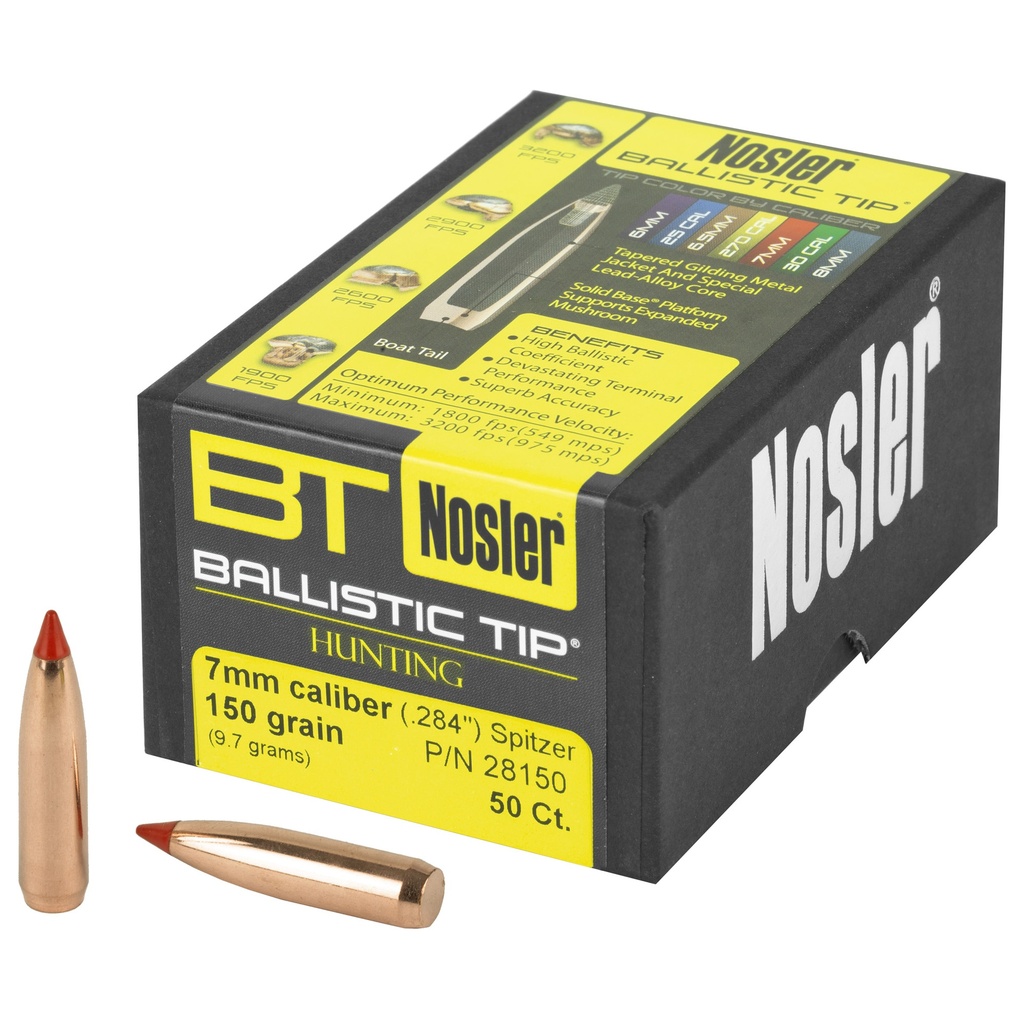 NOSLER 7MM 150GR BALLISTIC TIP 50CT