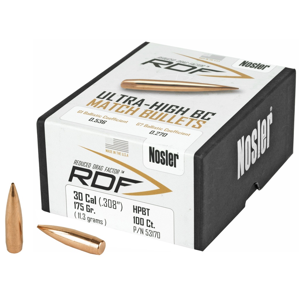 NOSLER RDF 30 175 HPBT 100CT