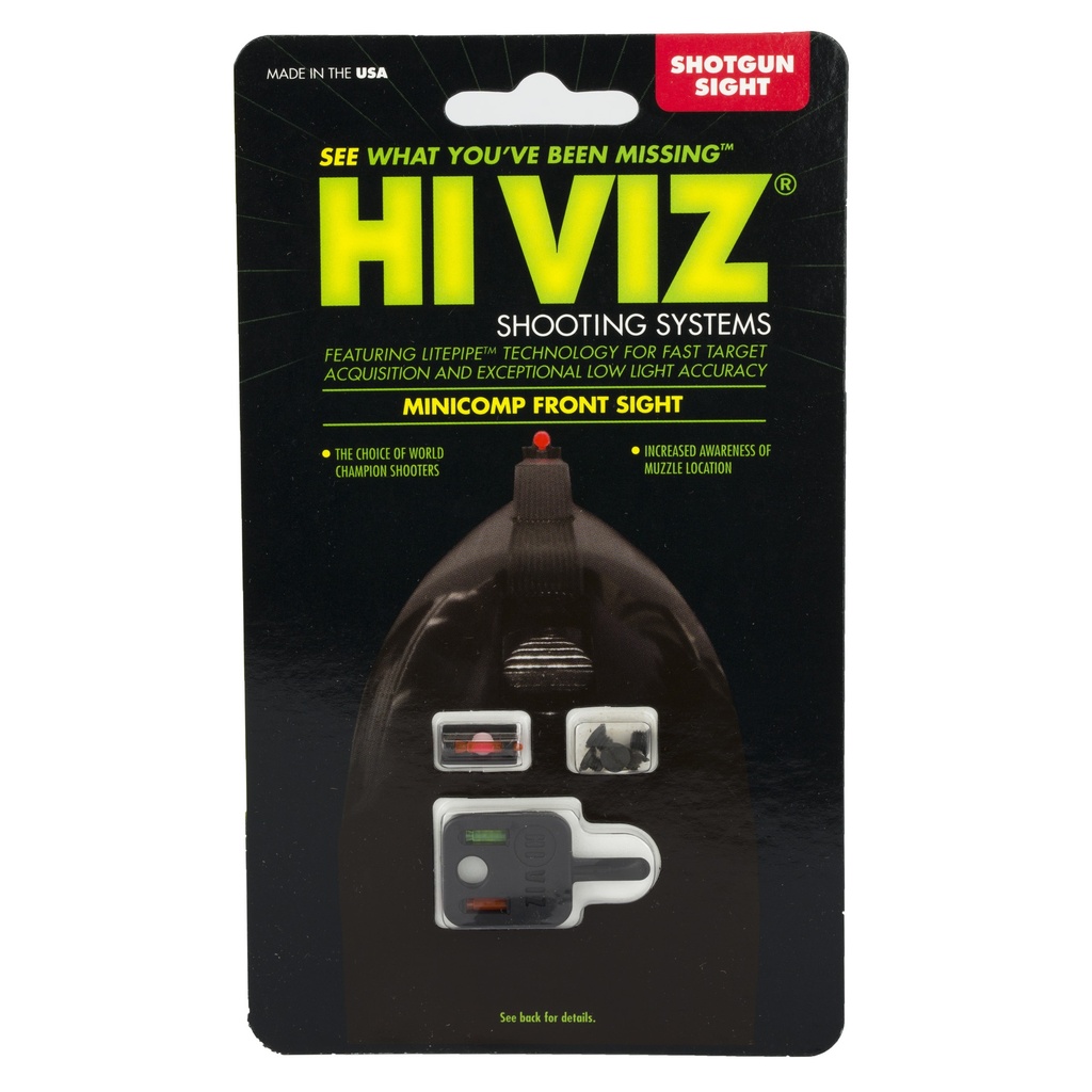 HIVIZ MINI COMP SHOTGUN SIGHT R/G/O