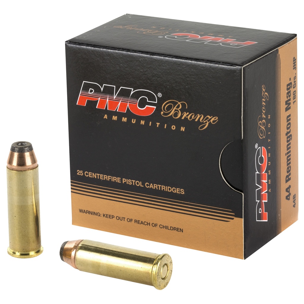 PMC BRNZ 44MAG 180GR JHP 25/500