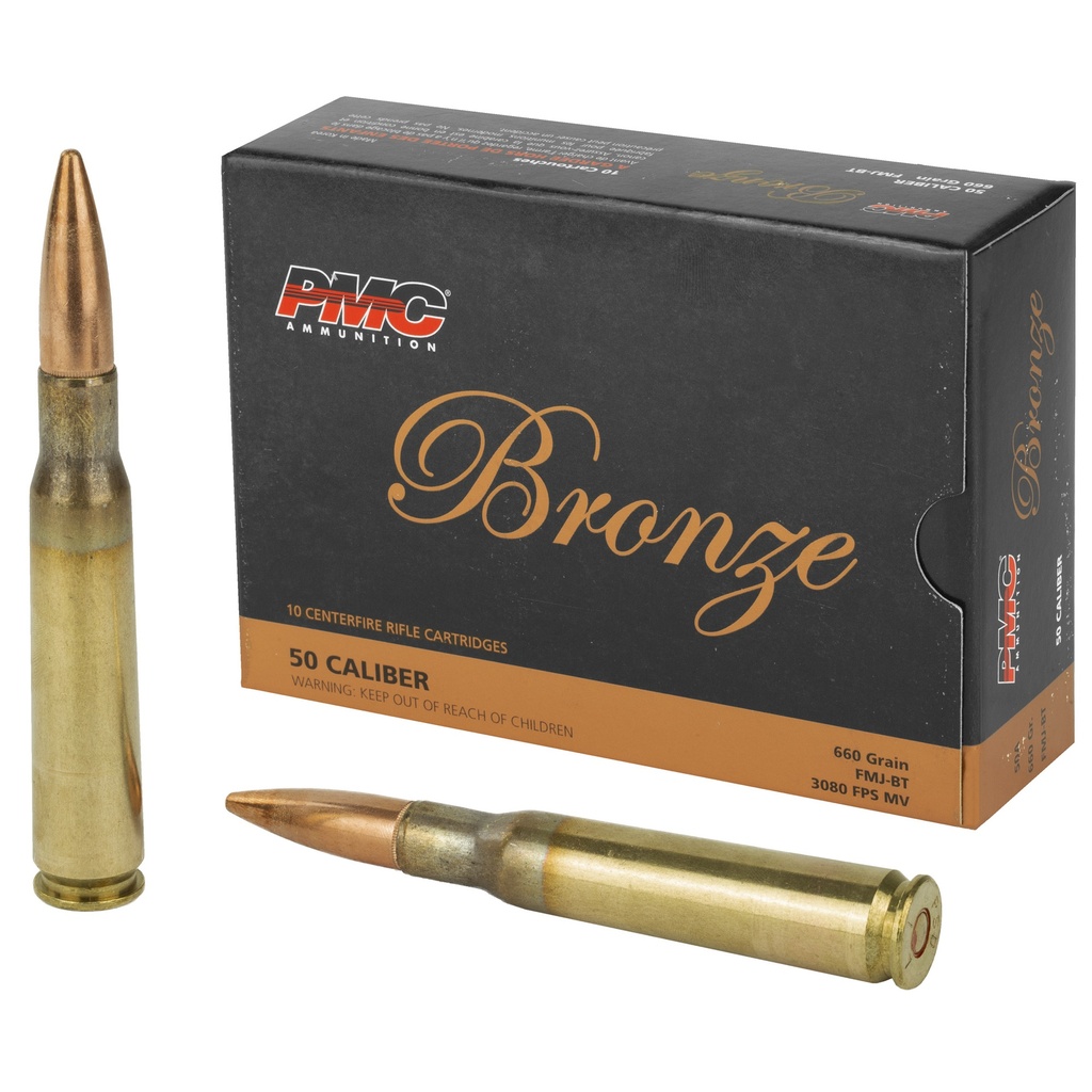 PMC BRNZ 50BMG 660GR FMJ BT 10/200