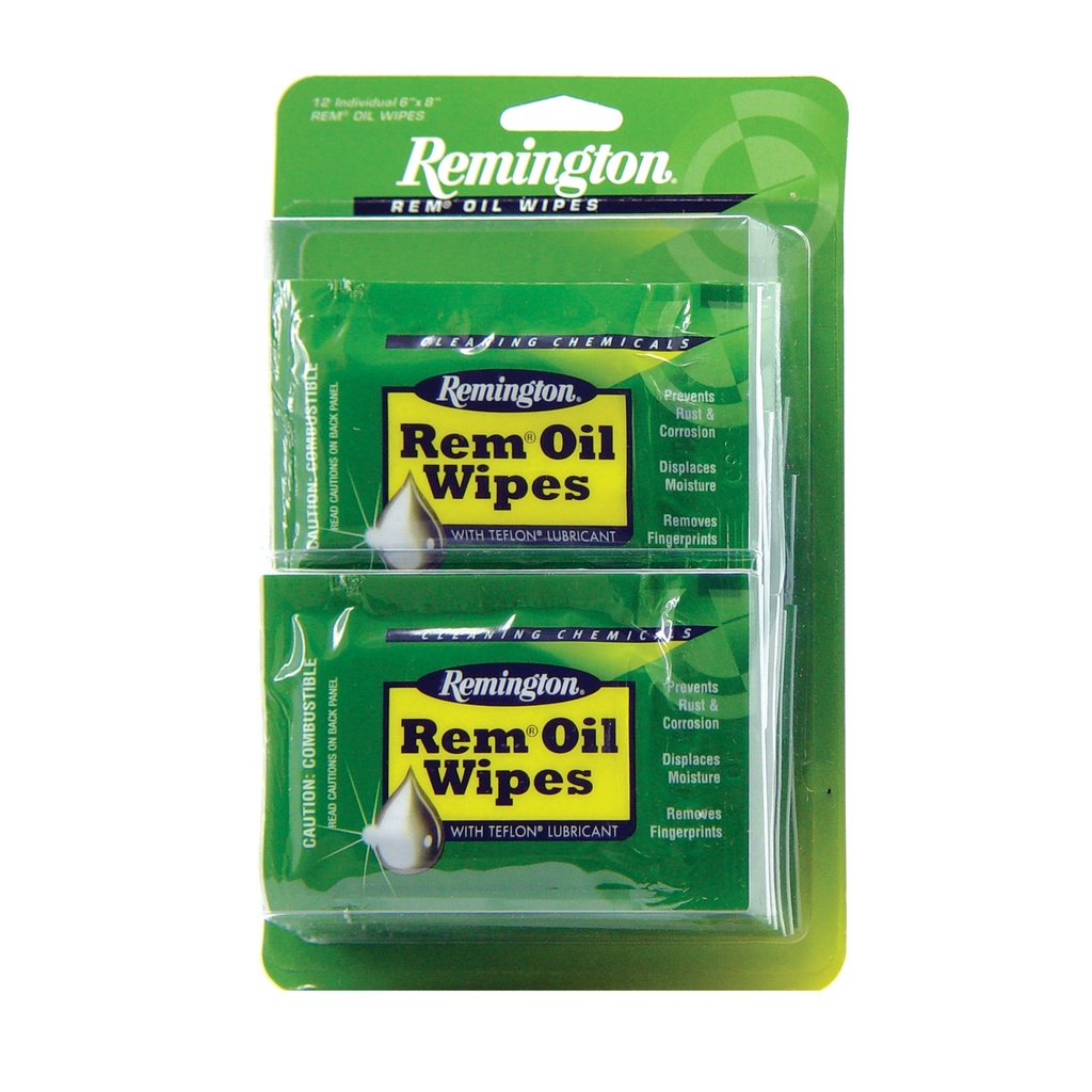 REM REM-OIL 6"X8" WIPES 12/BX